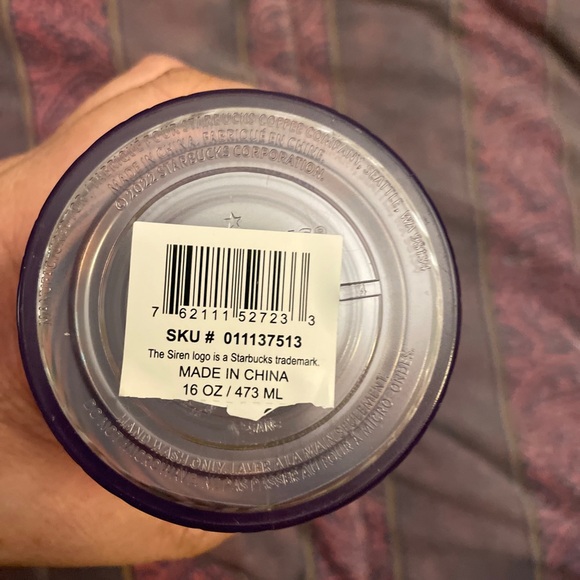 Starbucks Pearl White Iridescent Grande Hot & Cold Twist Open Tumbler 16 oz NWT - Picture 5 of 5